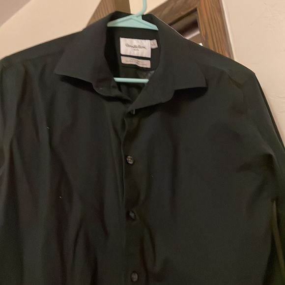 Men’s long sleeve Goodfellow black button down shirt - Picture 2 of 3